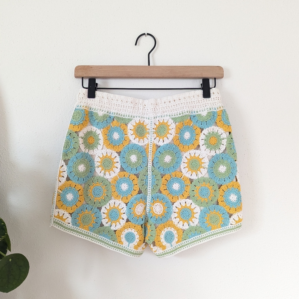 OPULLENCE | Crochet Knit Shorts | Bohemian | Beach - Picture 3 of 6